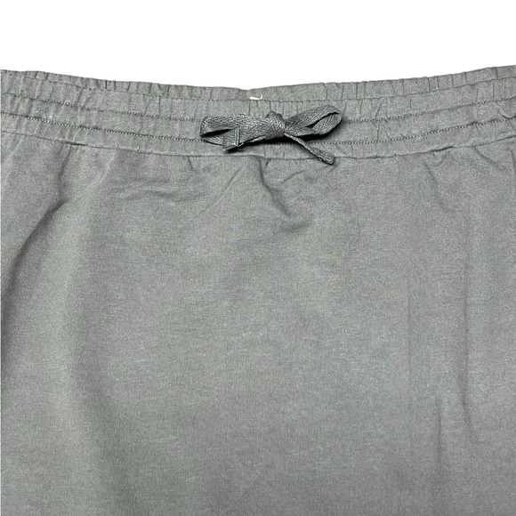 J. Jill NWT watercress green floral embroidered cotton pull on drawstring skirt - Picture 6 of 11